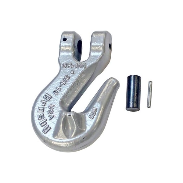 Crosby A-1358 G100 Chain Clevis Grab Hook 3/8", 8800 LBS WLL